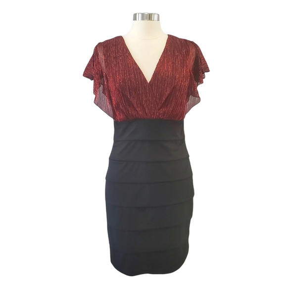Enfocus Studio Dresses & Skirts - Red and Black Cocktail Dress Size 12P